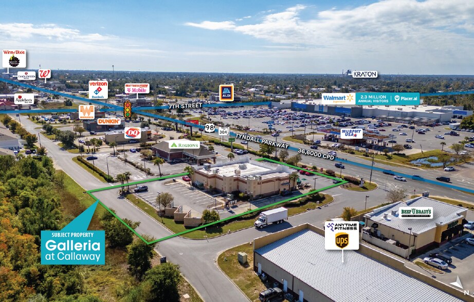 734-740 Tyndall Pky, Callaway, FL à vendre - Photo du bâtiment - Image 2 de 5