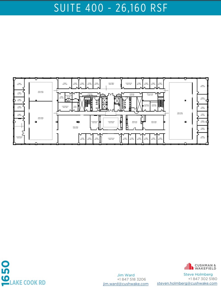 1650 Lake Cook Rd, Deerfield, IL for lease Floor Plan- Image 1 of 1