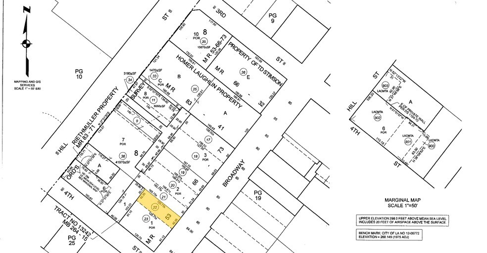 353 S Broadway, Los Angeles, CA à vendre - Plan cadastral - Image 2 de 11