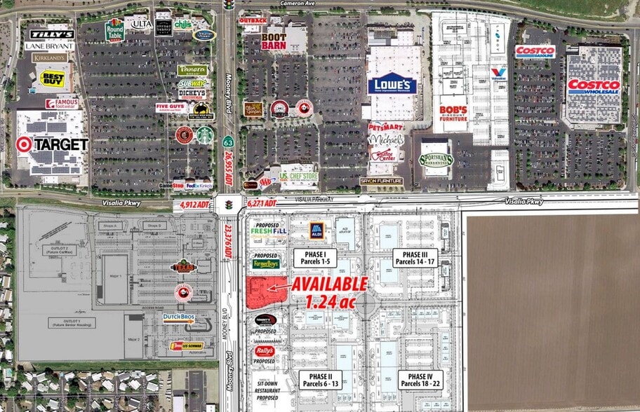 Mooney Blvd, Visalia, CA for lease - Primary Photo - Image 1 of 1