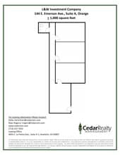 144-210 E Emerson Ave, Orange, CA for lease Site Plan- Image 1 of 1