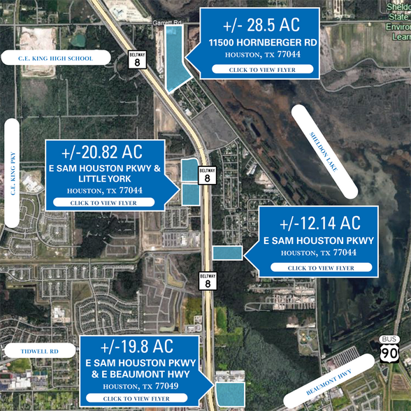 11500 Hornberger Rd, Houston, TX à vendre - Aérien - Image 2 de 3