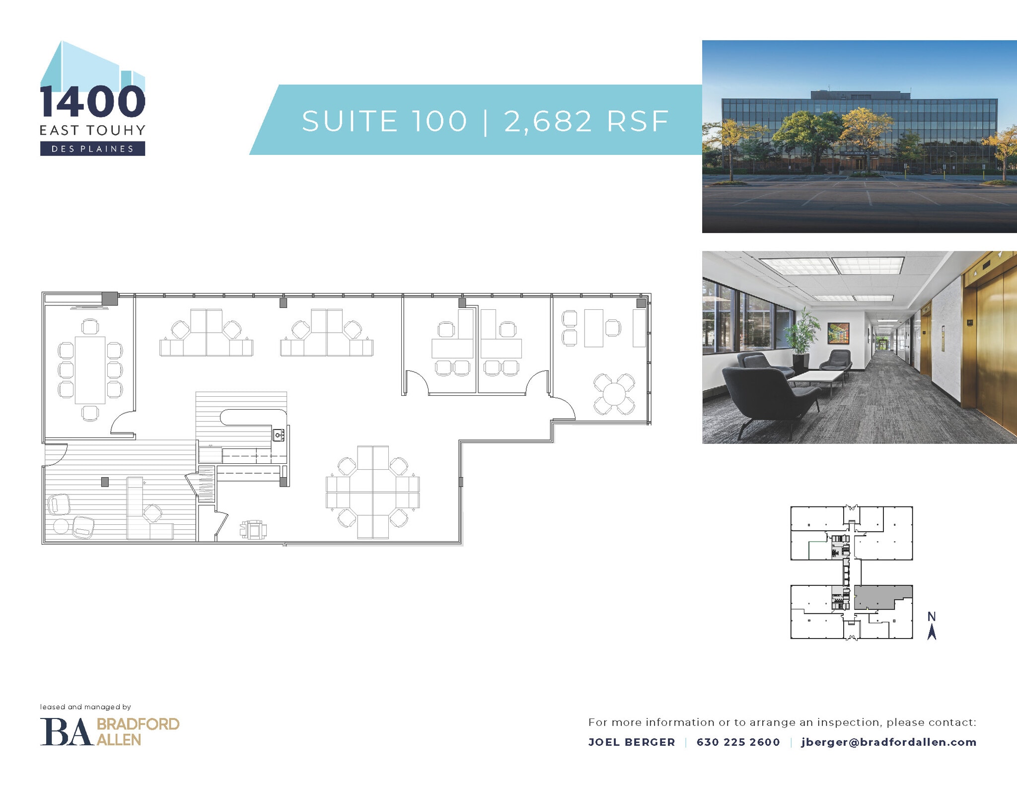 1400 E Touhy Ave, Des Plaines, IL for lease Floor Plan- Image 1 of 1