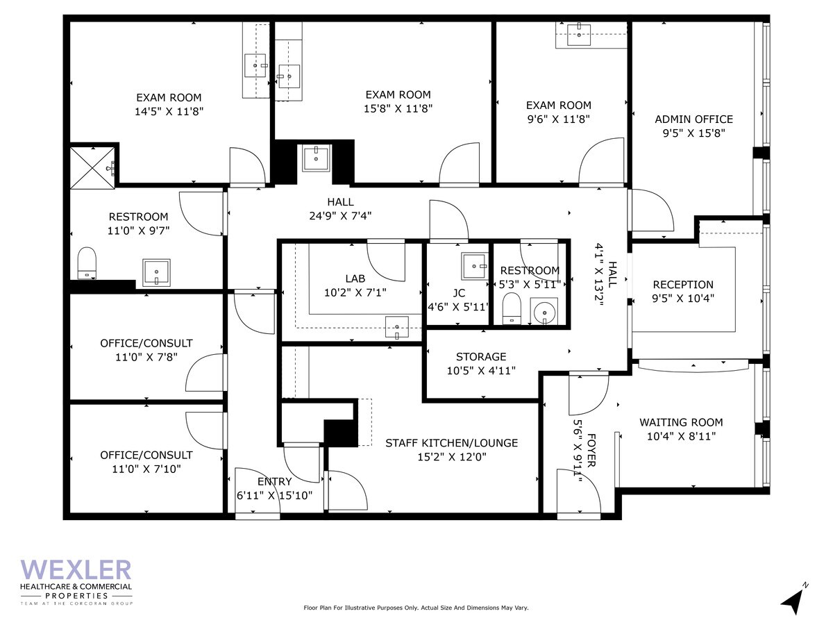 148 East Ave, Norwalk, CT 06851 - Unit MED -  - Floor Plan - Image 1 of 12