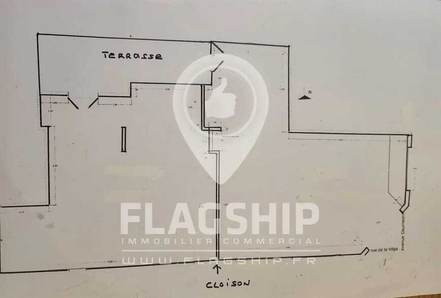 Commerce de détail dans Paris à vendre - Plan d’étage - Image 1 de 1