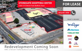 Plus de détails pour 1301-1313 Brown Trl, Bedford, TX - Commerce de détail à louer