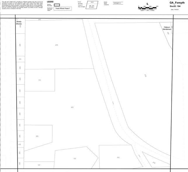 0 Pilgrim Mill Rd, Cumming, GA for sale - Plat Map - Image 2 of 3