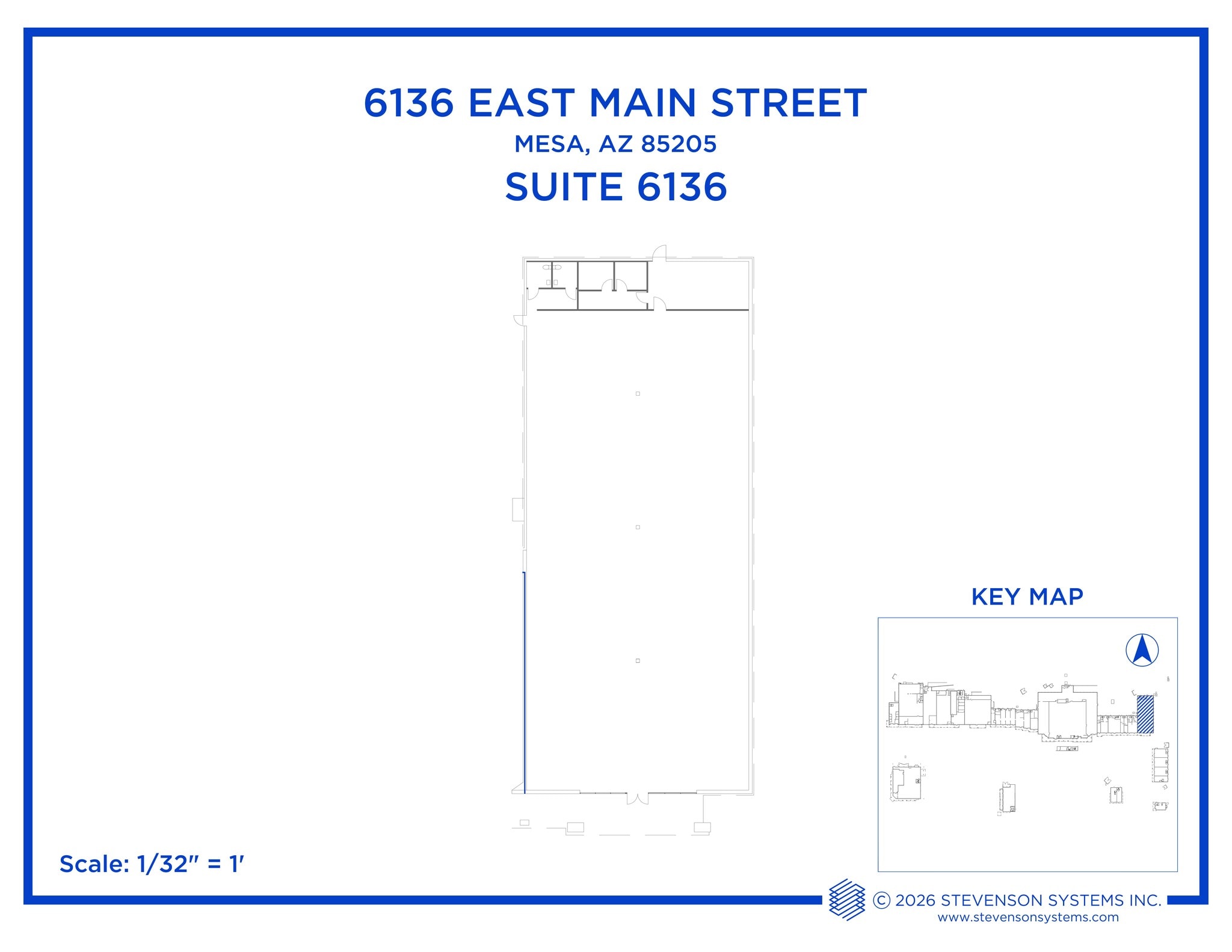 6016-6036 E Main St, Mesa, AZ à louer Plan de site- Image 1 de 1