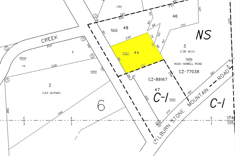 5950 Hugh Howell Rd, Stone Mountain, GA à vendre - Plan cadastral - Image 3 de 22