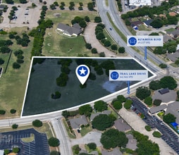 7001 Trail Lake Dr, Fort Worth, TX - Aérien Vue de la carte - Image1