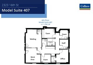 2323 16th St, Bakersfield, CA à louer Plan d’étage- Image 1 de 7