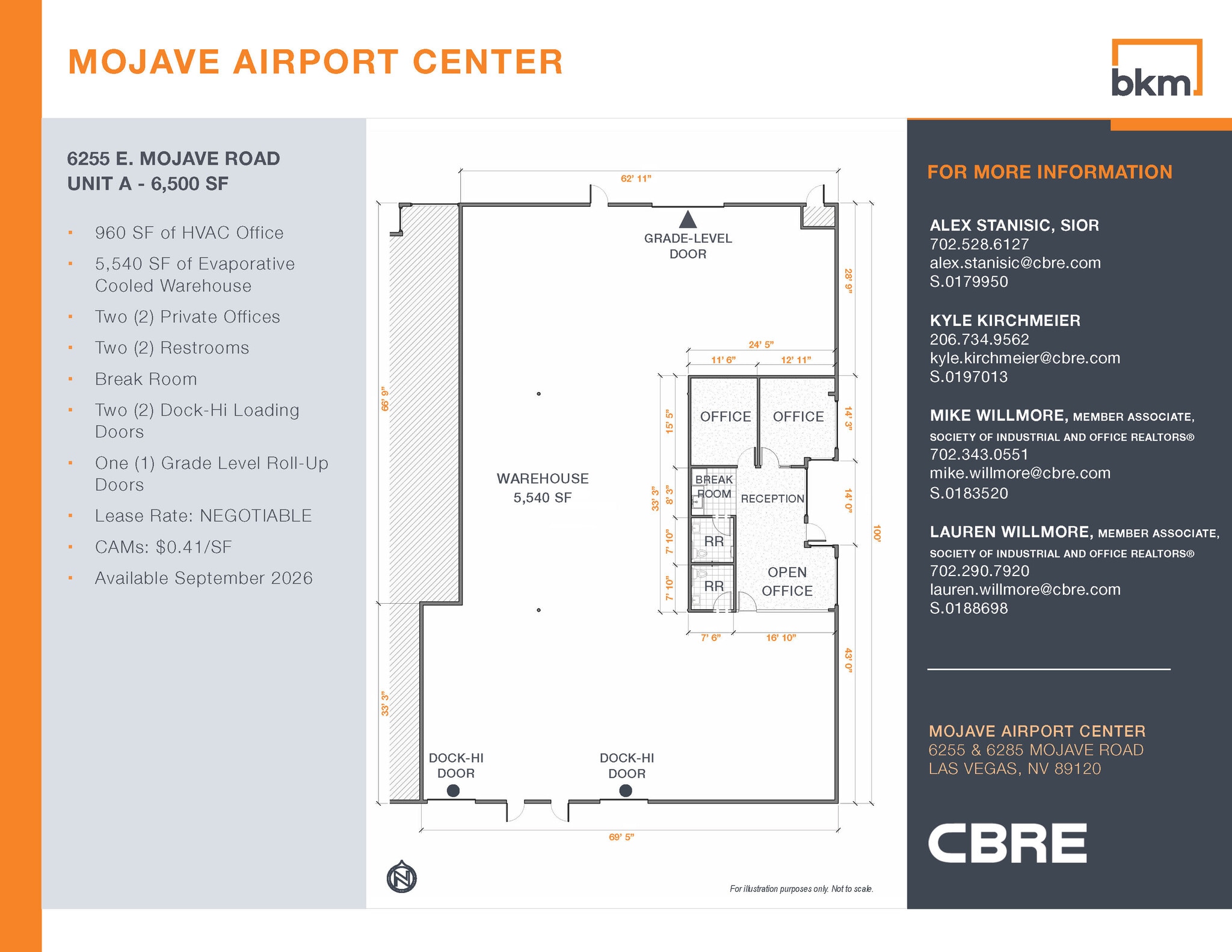 6285 S Mojave Rd, Las Vegas, NV à louer Plan d’étage- Image 1 de 1