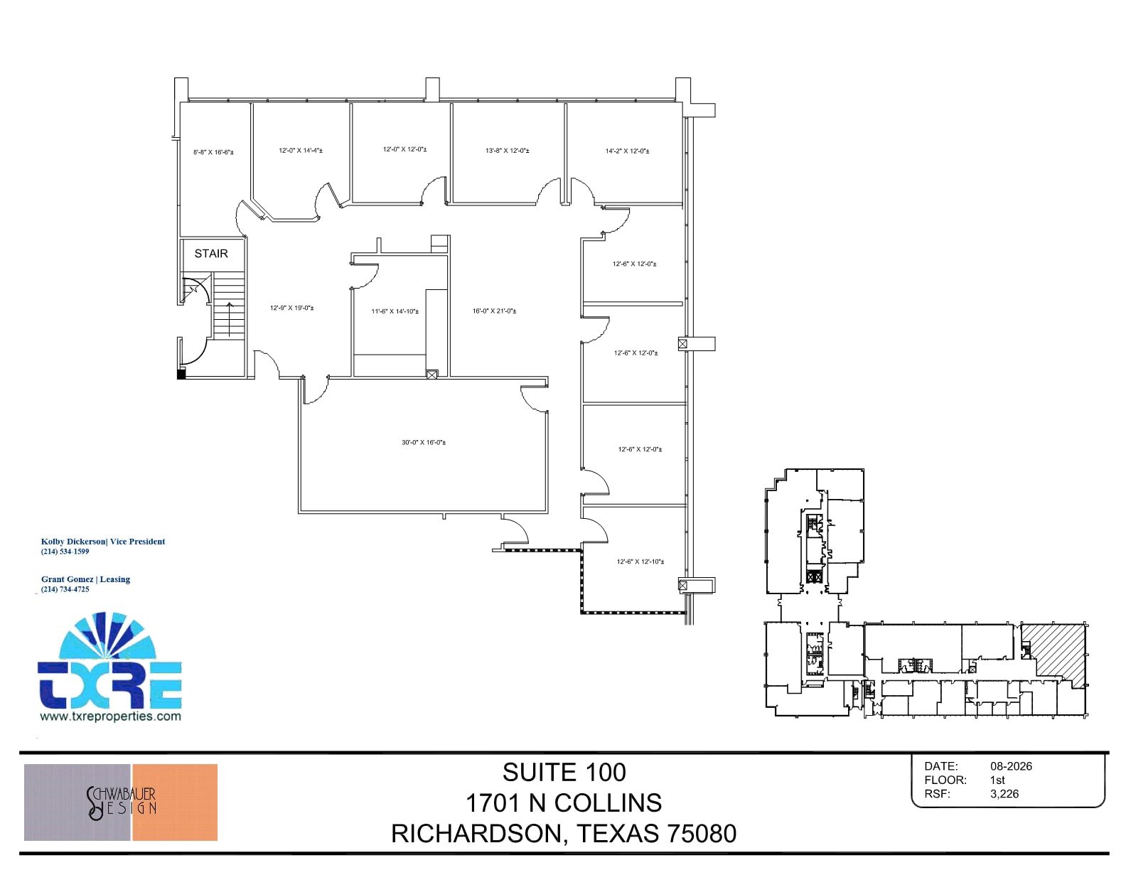 1701 N Collins Blvd, Richardson, TX for lease Floor Plan- Image 1 of 1