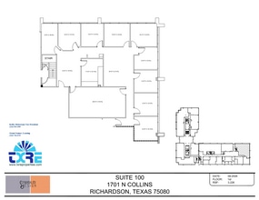 1701 N Collins Blvd, Richardson, TX for lease Floor Plan- Image 1 of 1