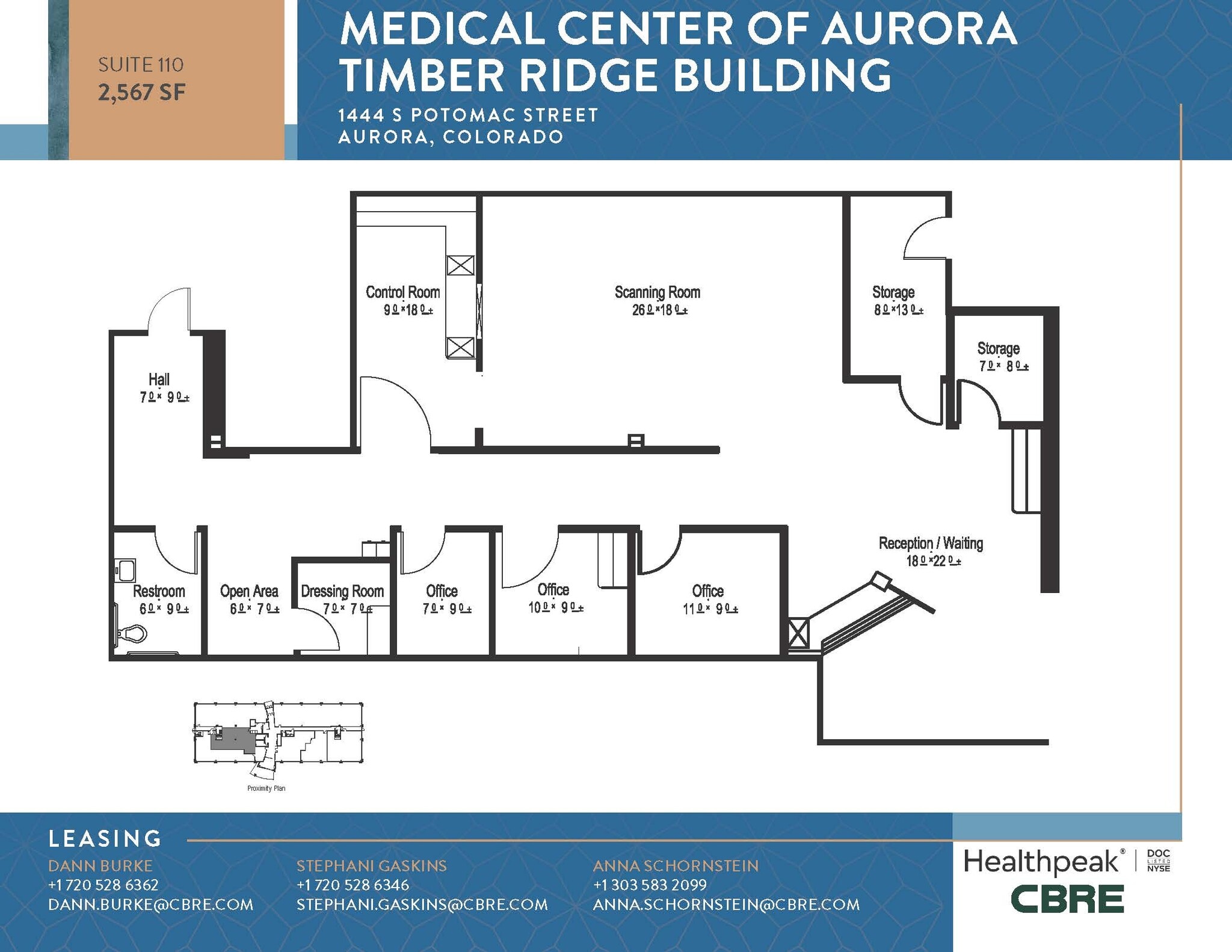 1411 S Potomac St, Aurora, CO for lease Floor Plan- Image 1 of 1