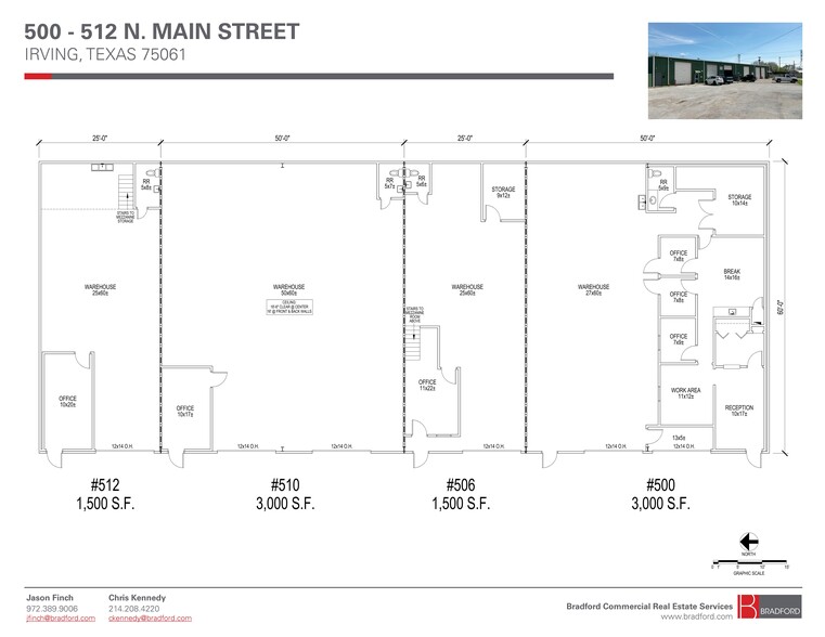 502-512 N Main St, Irving, TX à vendre - Plan de site - Image 2 de 5