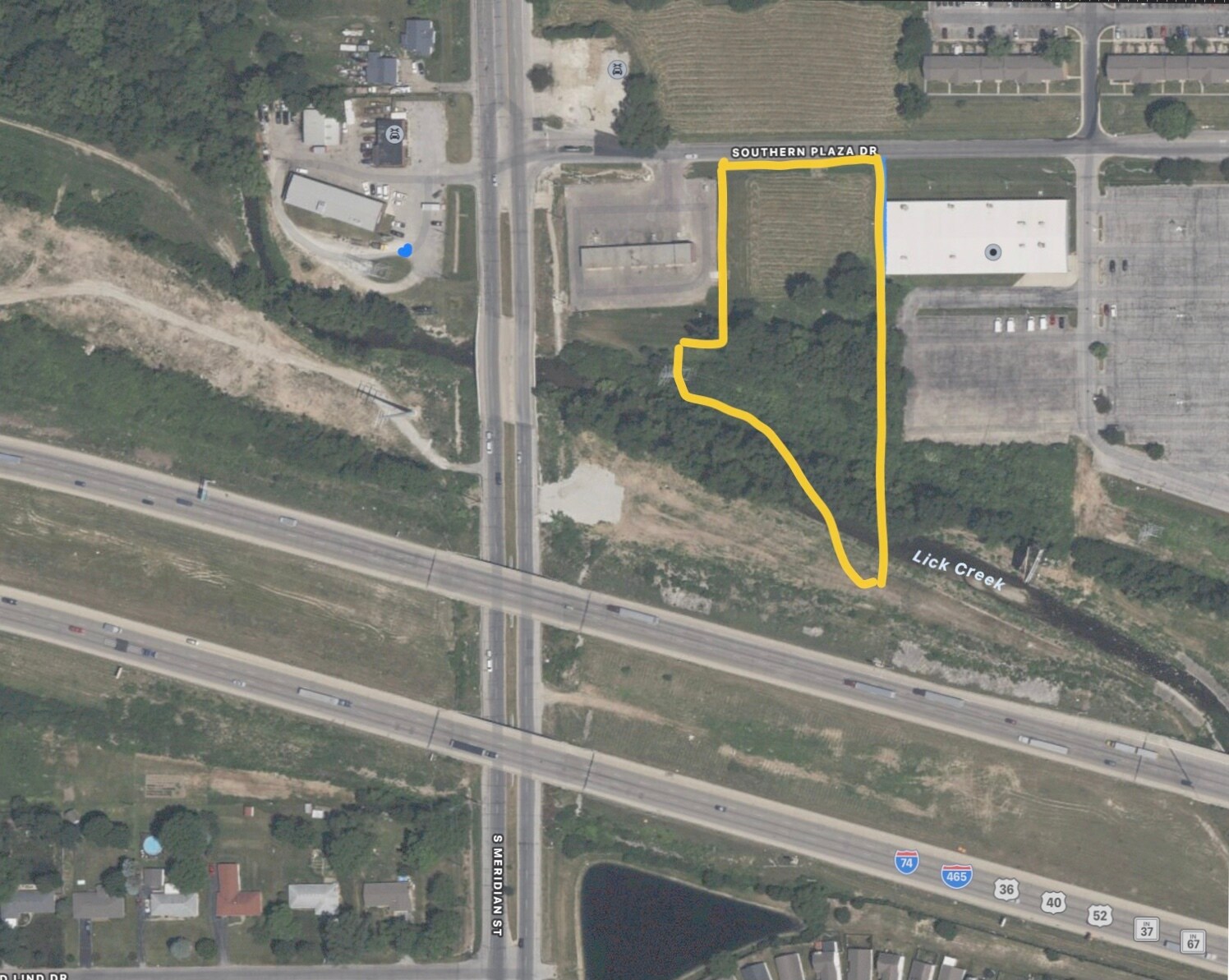 100 Southern Plaza Dr, Indianapolis, IN for sale Aerial- Image 1 of 2