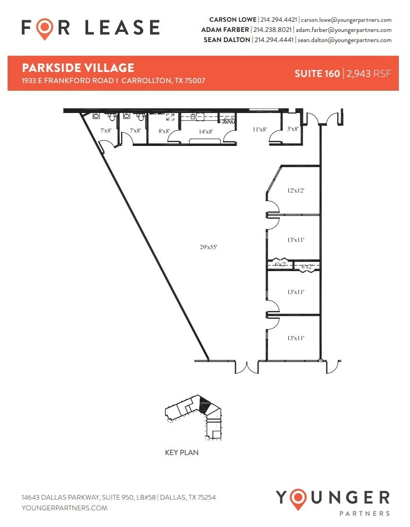 1933 E Frankford Rd, Carrollton, TX à louer Plan d’étage- Image 1 de 1