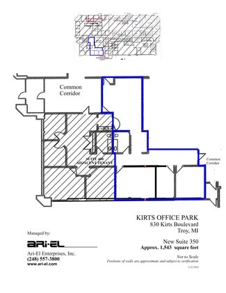 Plus de détails pour 800 Kirts Blvd, Troy, MI - Bureau à louer