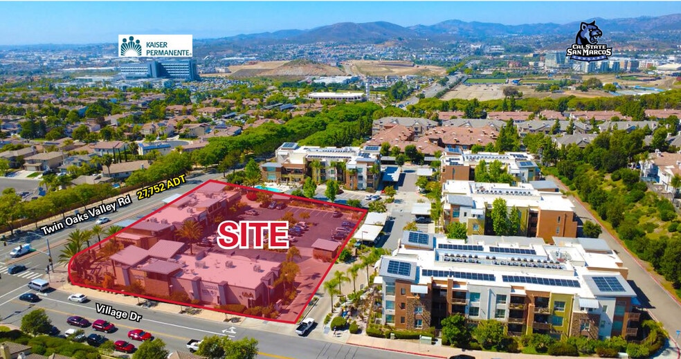 801 S Twin Oaks Valley Rd, San Marcos, CA à louer - Photo du bâtiment - Image 2 de 6