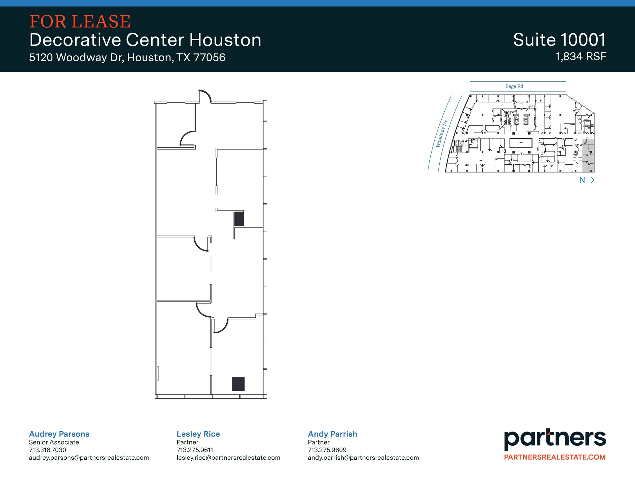 5120 Woodway Dr, Houston, TX for lease Site Plan- Image 1 of 1