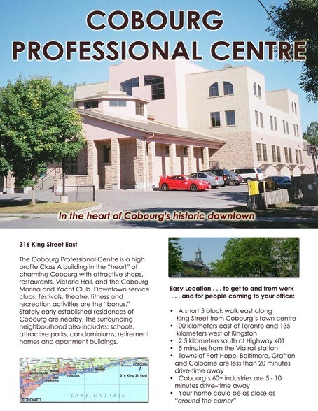 316 E King St, Cobourg, ON for sale - Other - Image 1 of 1