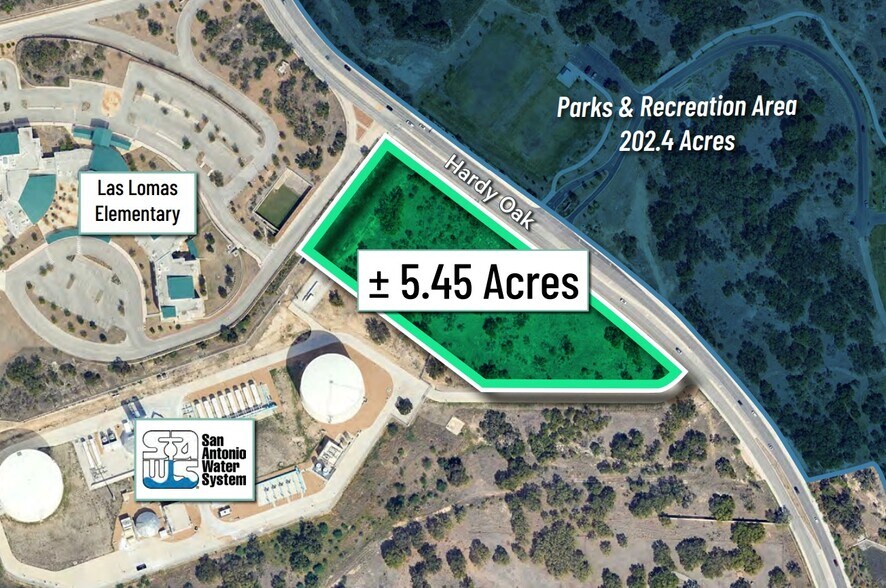 Hardy Oak Blvd & Huebner Road, San Antonio, TX à vendre - Aérien - Image 2 de 4