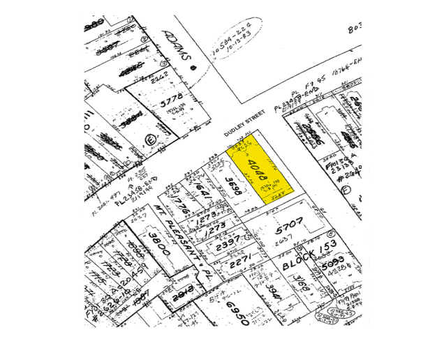 301-305 Dudley St, Roxbury, MA à vendre - Plan cadastral - Image 2 de 8