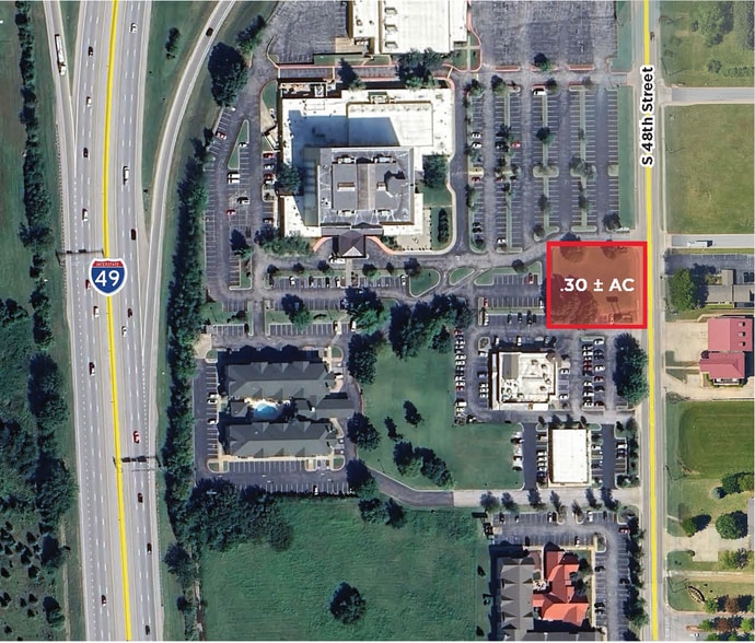 S 48th St, Springdale, AR for sale - Aerial - Image 1 of 2