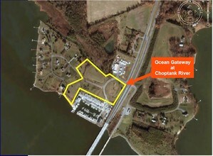 1700 Ocean Gtwy, Trappe, MD - AERIAL map view