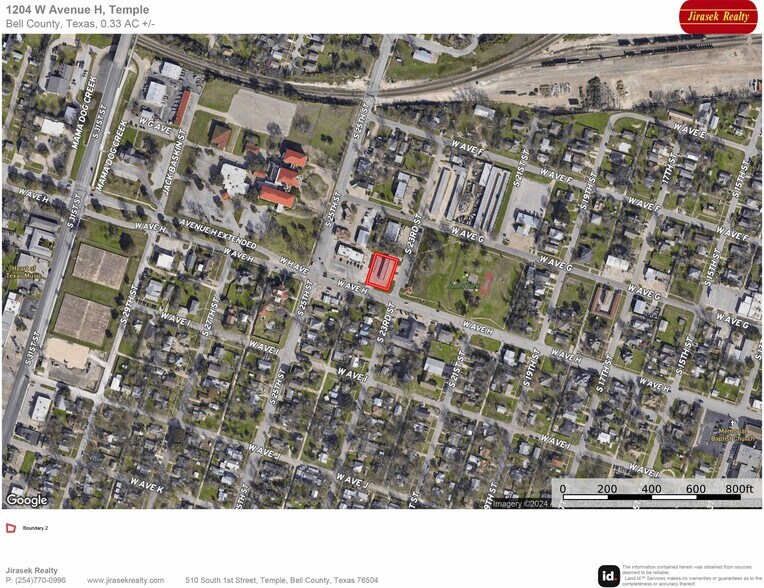 1204 Avenue H, Temple, TX for sale - Aerial - Image 2 of 5