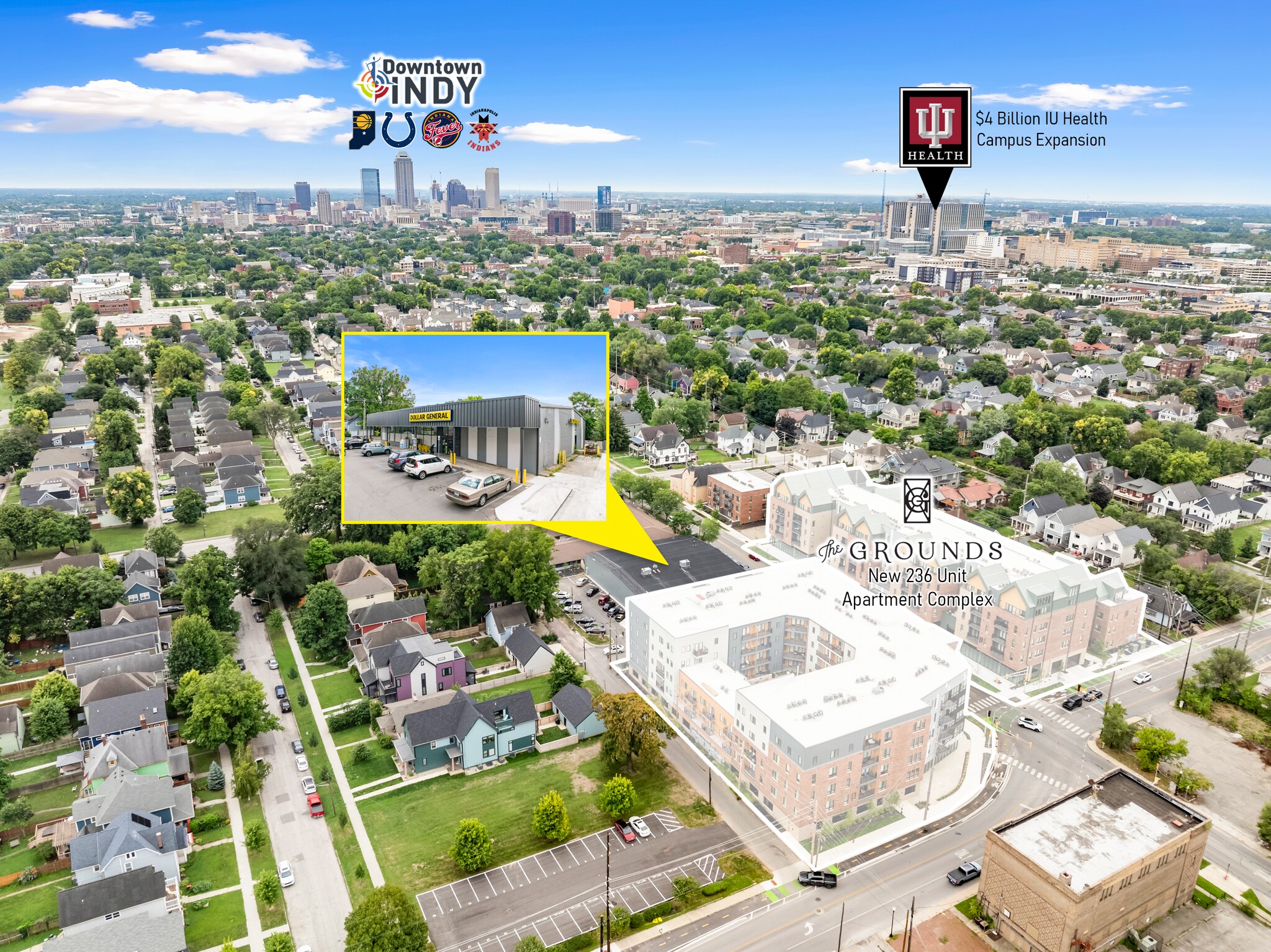 2131 N Central Ave, Indianapolis, IN à vendre Photo du bâtiment- Image 1 de 1