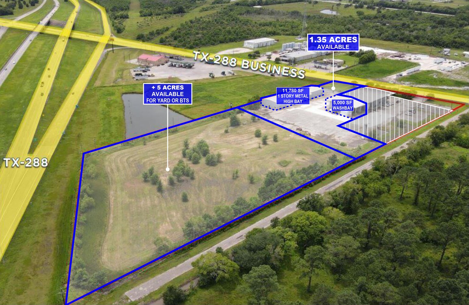 22535 N Highway 288B, Angleton, TX à louer Photo du bâtiment- Image 1 de 5