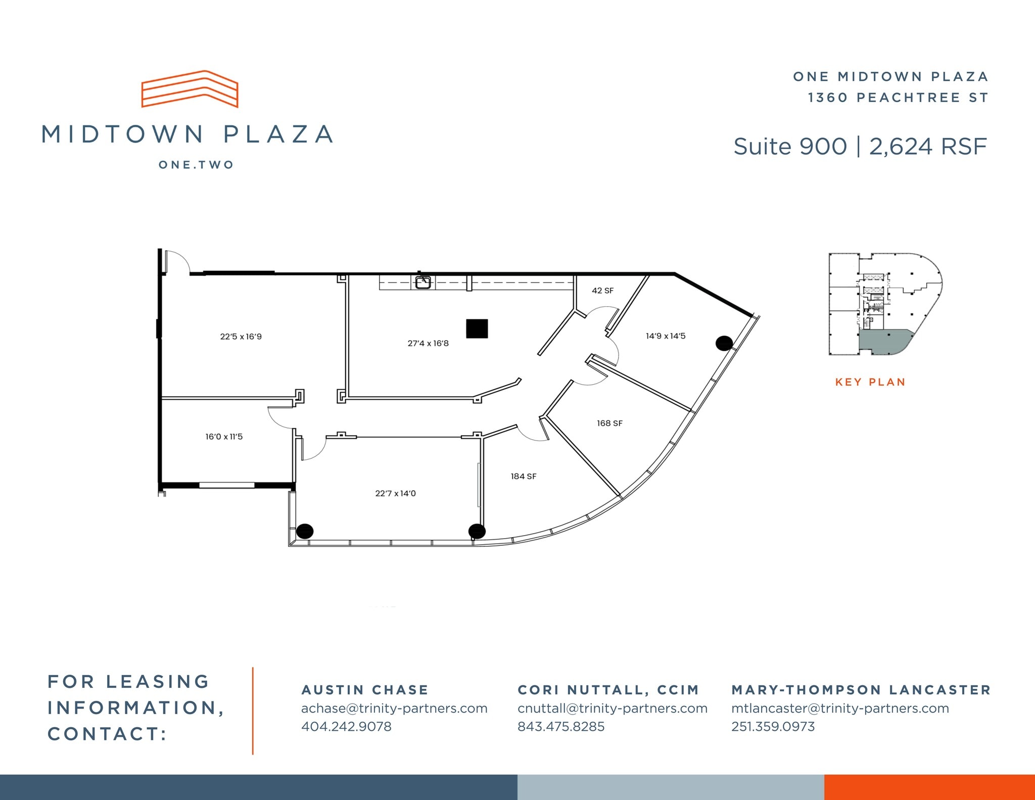 1360 Peachtree St NE, Atlanta, GA à louer Plan de site- Image 1 de 1