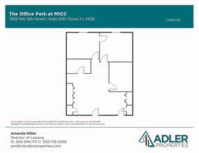 1200 NW 78th Ave, Doral, FL à louer Plan d’étage- Image 1 de 1