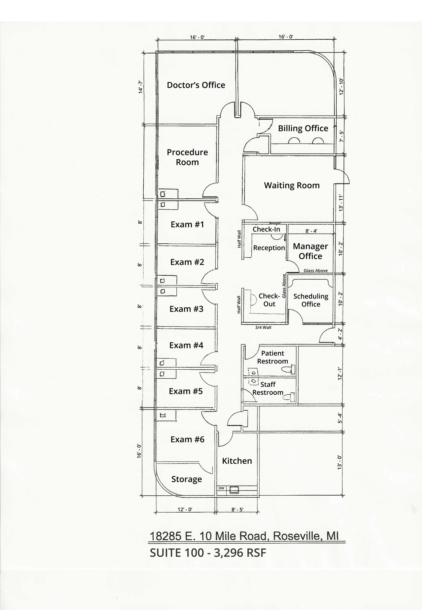 18285 E 10 Mile Rd, Roseville, MI à louer Photo intérieure- Image 1 de 1