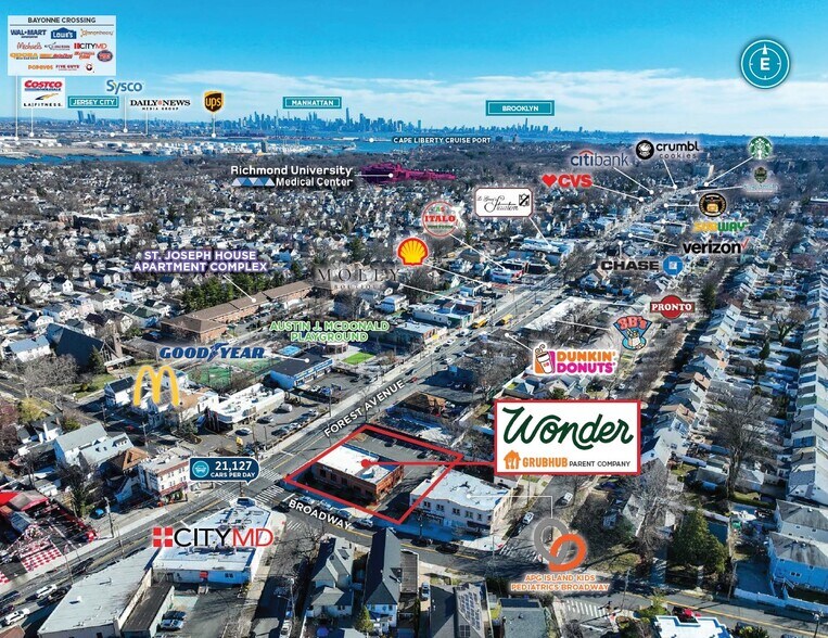 800 Forest Ave, Staten Island, NY à vendre - Aérien - Image 2 de 6