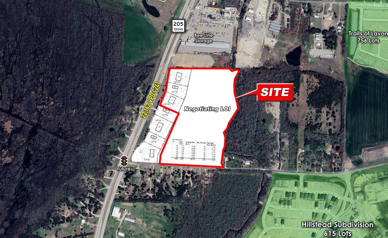 Hwy 205 & FM 483, Lavon, TX à vendre Photo principale- Image 1 de 4