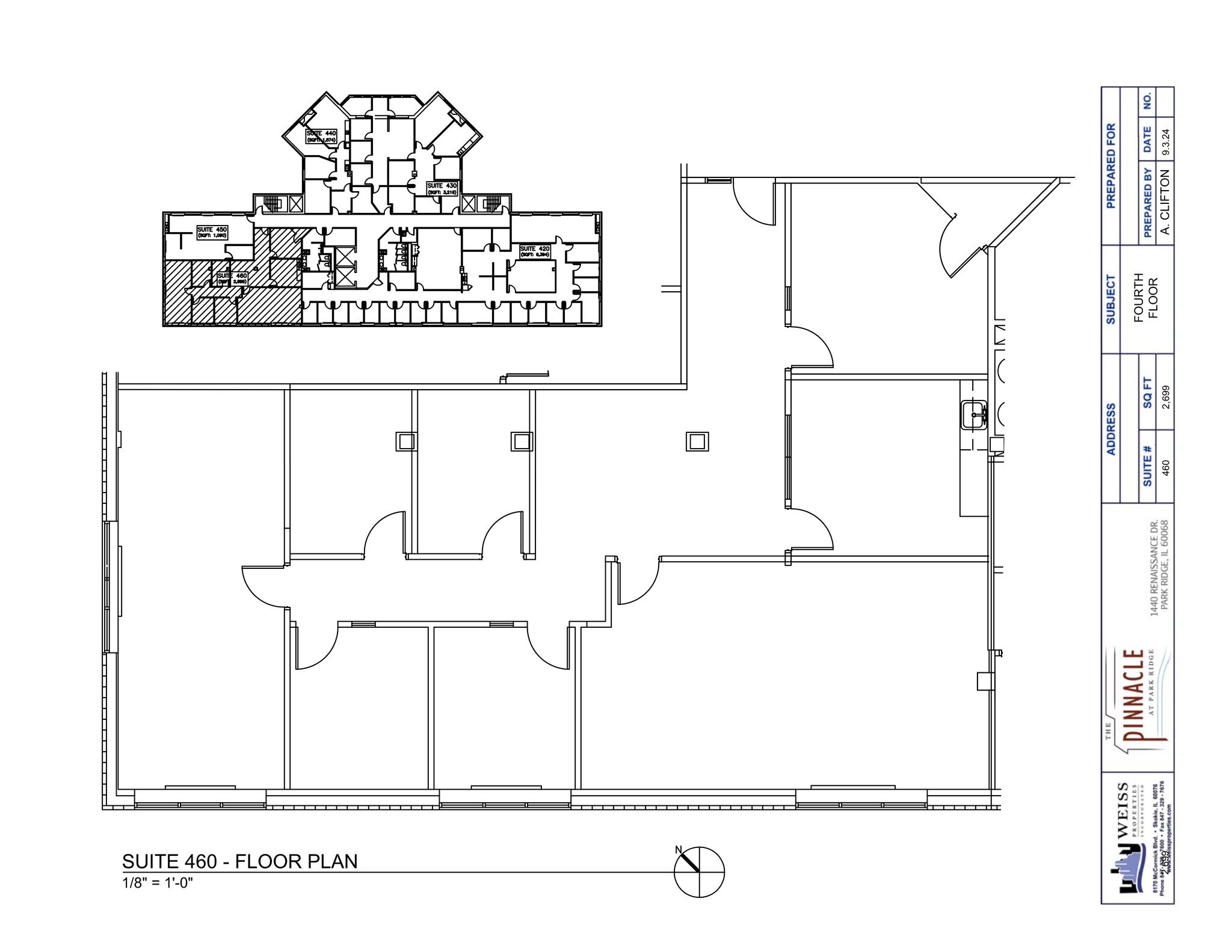 1440 Renaissance Dr, Park Ridge, IL à louer Plan de site- Image 1 de 1