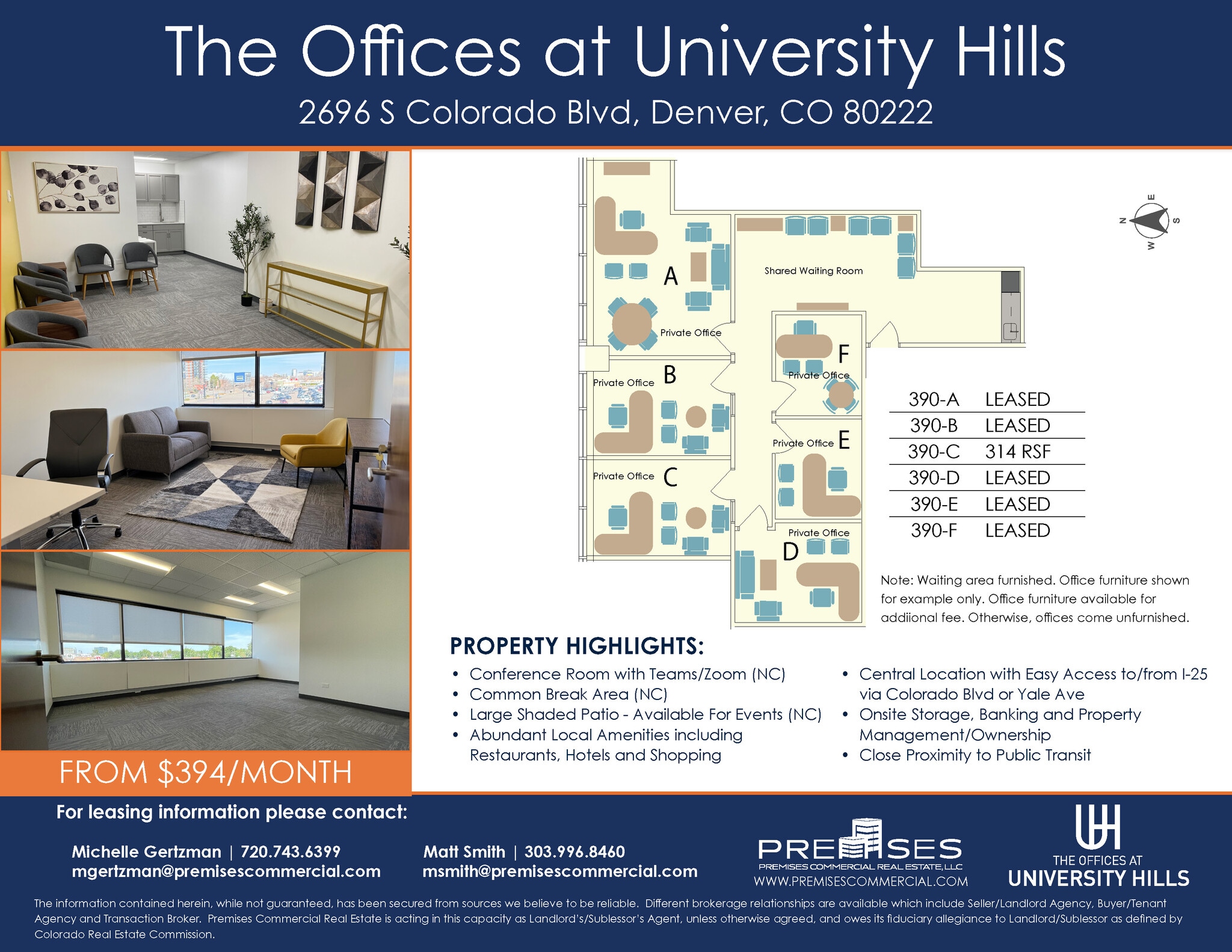 2696 S Colorado Blvd, Denver, CO for lease Floor Plan- Image 1 of 1
