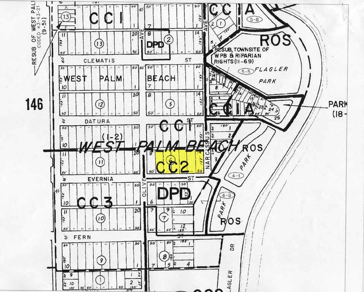 212 S Olive Ave, West Palm Beach, FL à vendre - Plan cadastral - Image 3 de 60