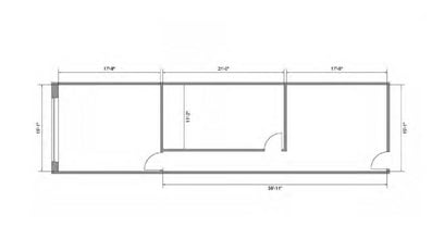 18141 Dixie Hwy, Homewood, IL à louer Plan d’étage- Image 1 de 1