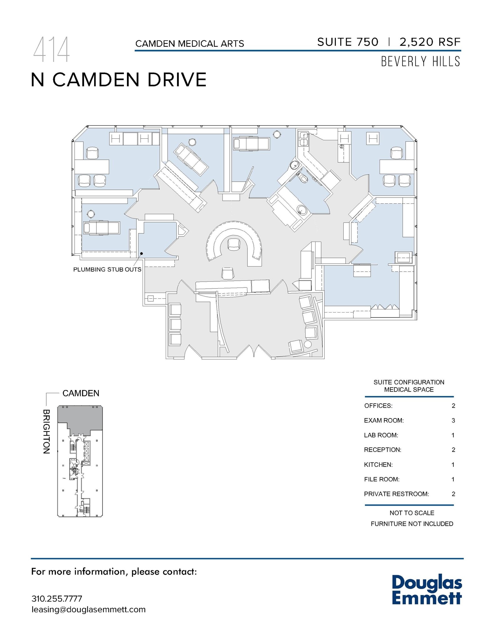 414 N Camden Dr, Beverly Hills, CA for lease Floor Plan- Image 1 of 1