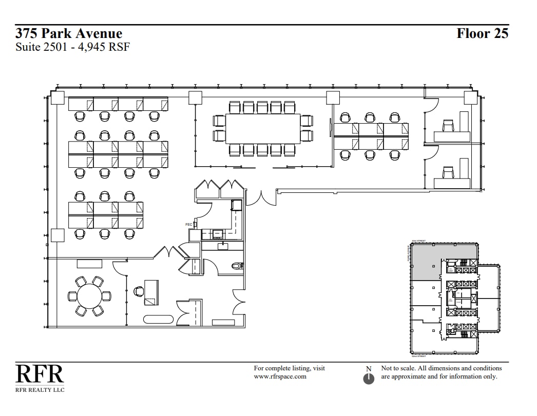 375 Park Ave, New York, NY for lease Floor Plan- Image 1 of 4