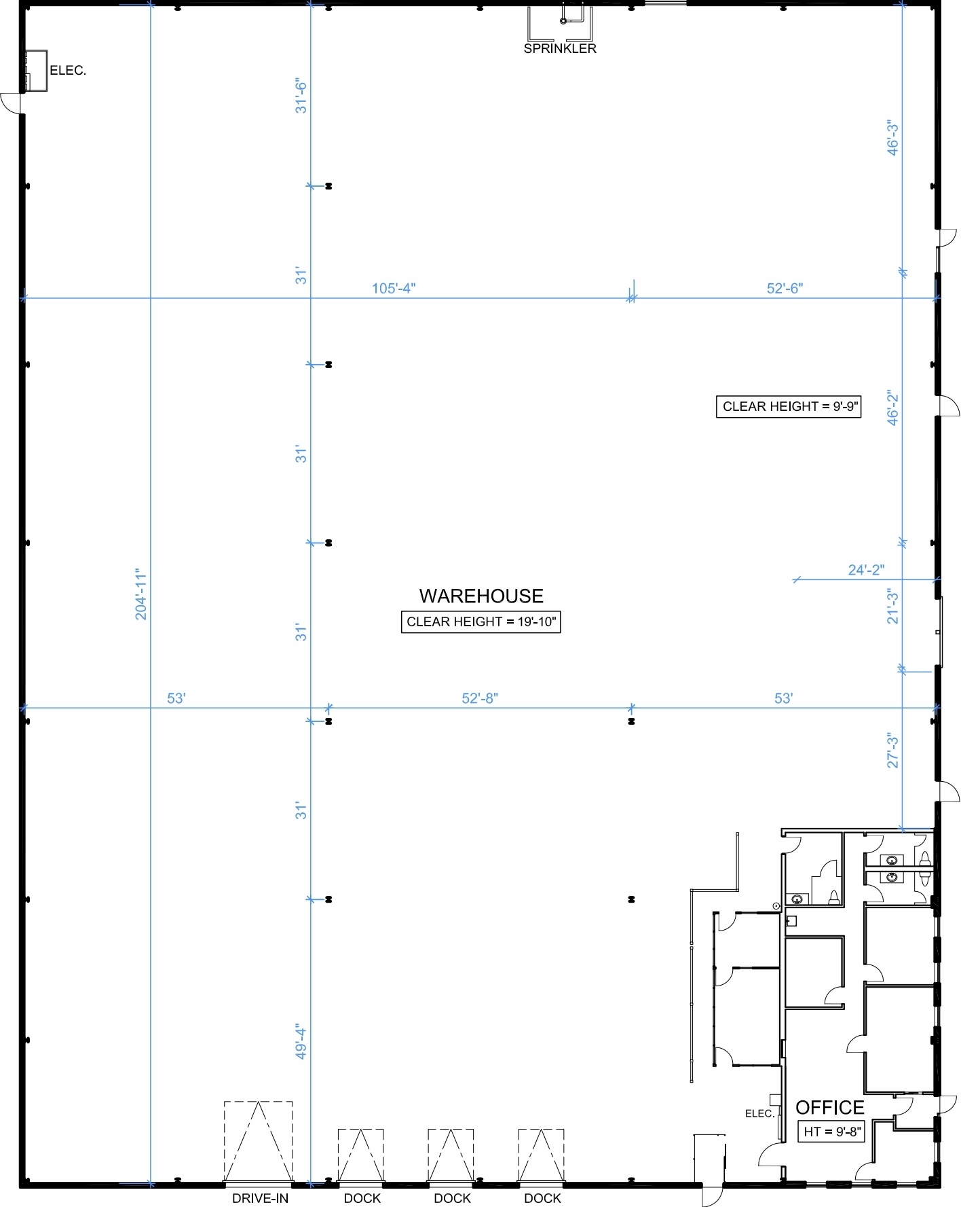 415 Traders Blvd E, Mississauga, ON for lease Floor Plan- Image 1 of 4