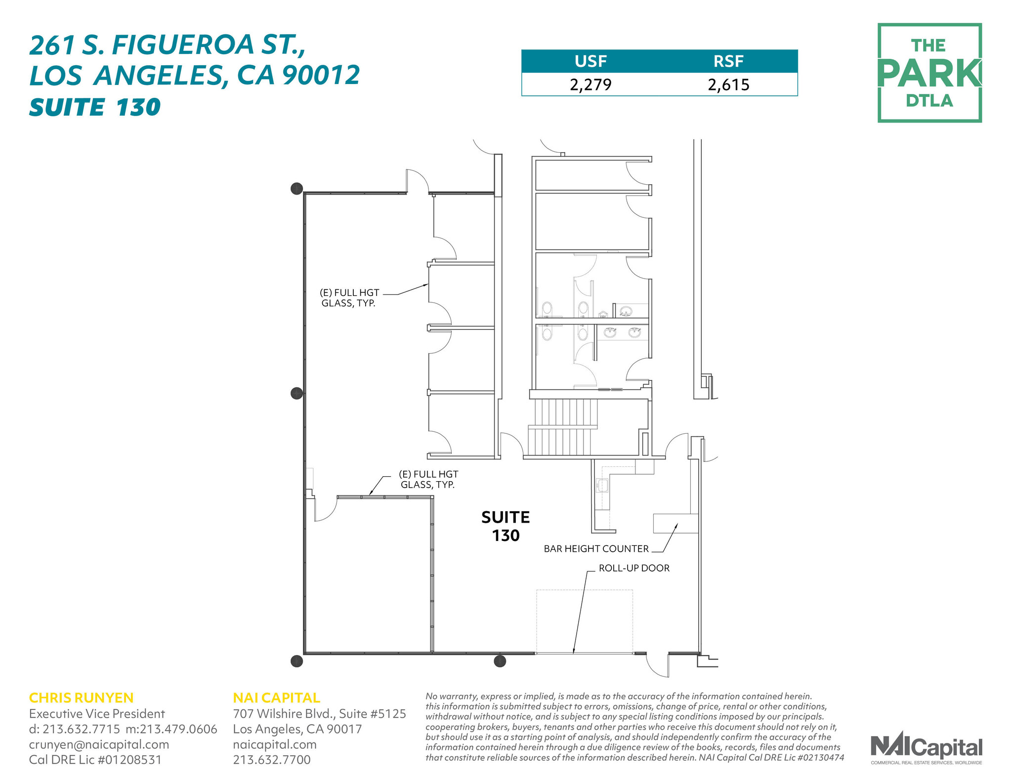 261 S Figueroa St, Los Angeles, CA for lease Floor Plan- Image 1 of 6