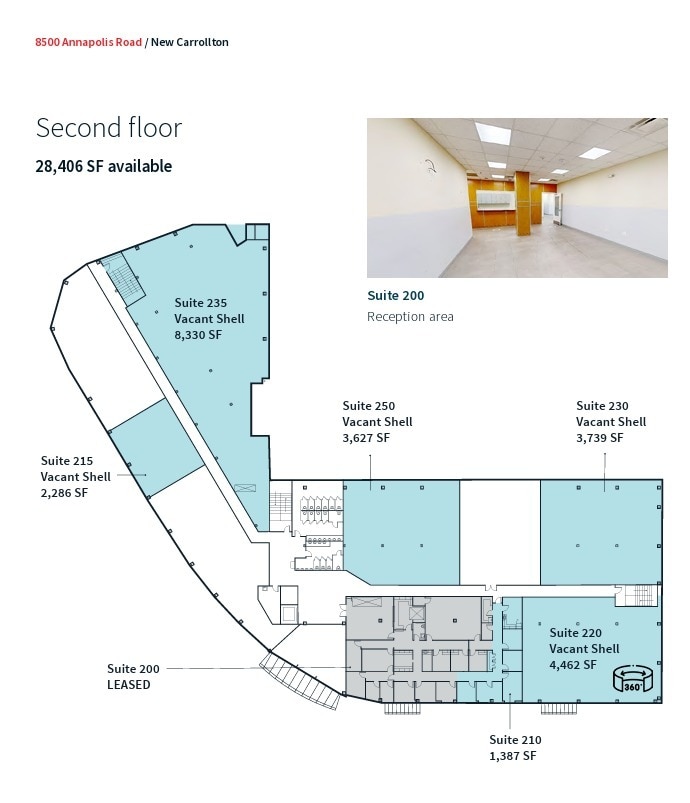8500 Annapolis Rd, New Carrollton, MD for lease Floor Plan- Image 1 of 1