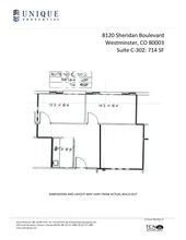 8120 Sheridan Blvd, Arvada, CO for lease Floor Plan- Image 1 of 1