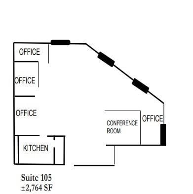 275 Saratoga Ave, Santa Clara, CA for lease Floor Plan- Image 1 of 1
