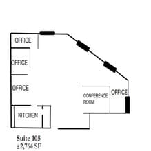 275 Saratoga Ave, Santa Clara, CA for lease Floor Plan- Image 1 of 1